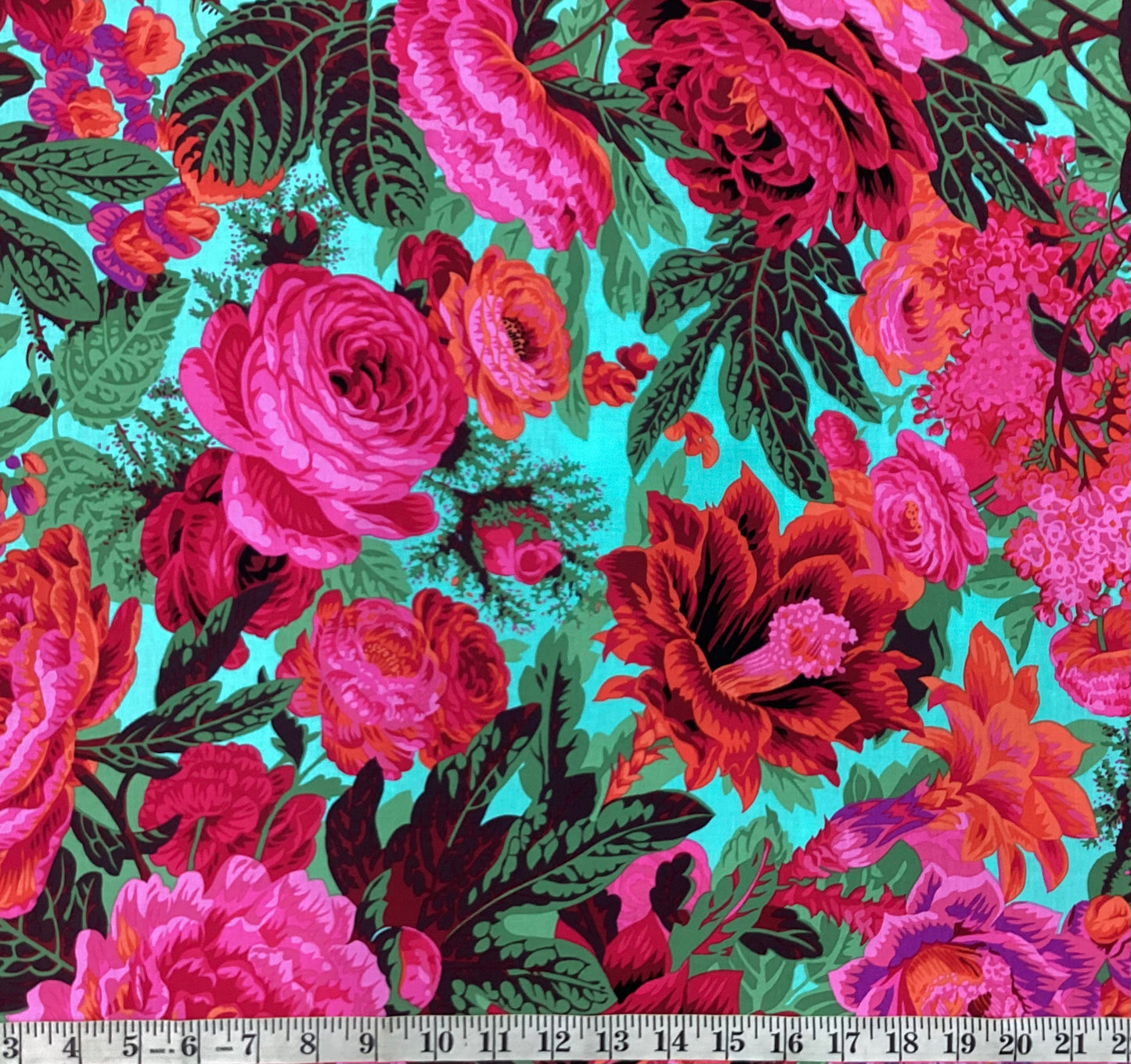 Kaffe Fassett - Floral Burst (Maroon)