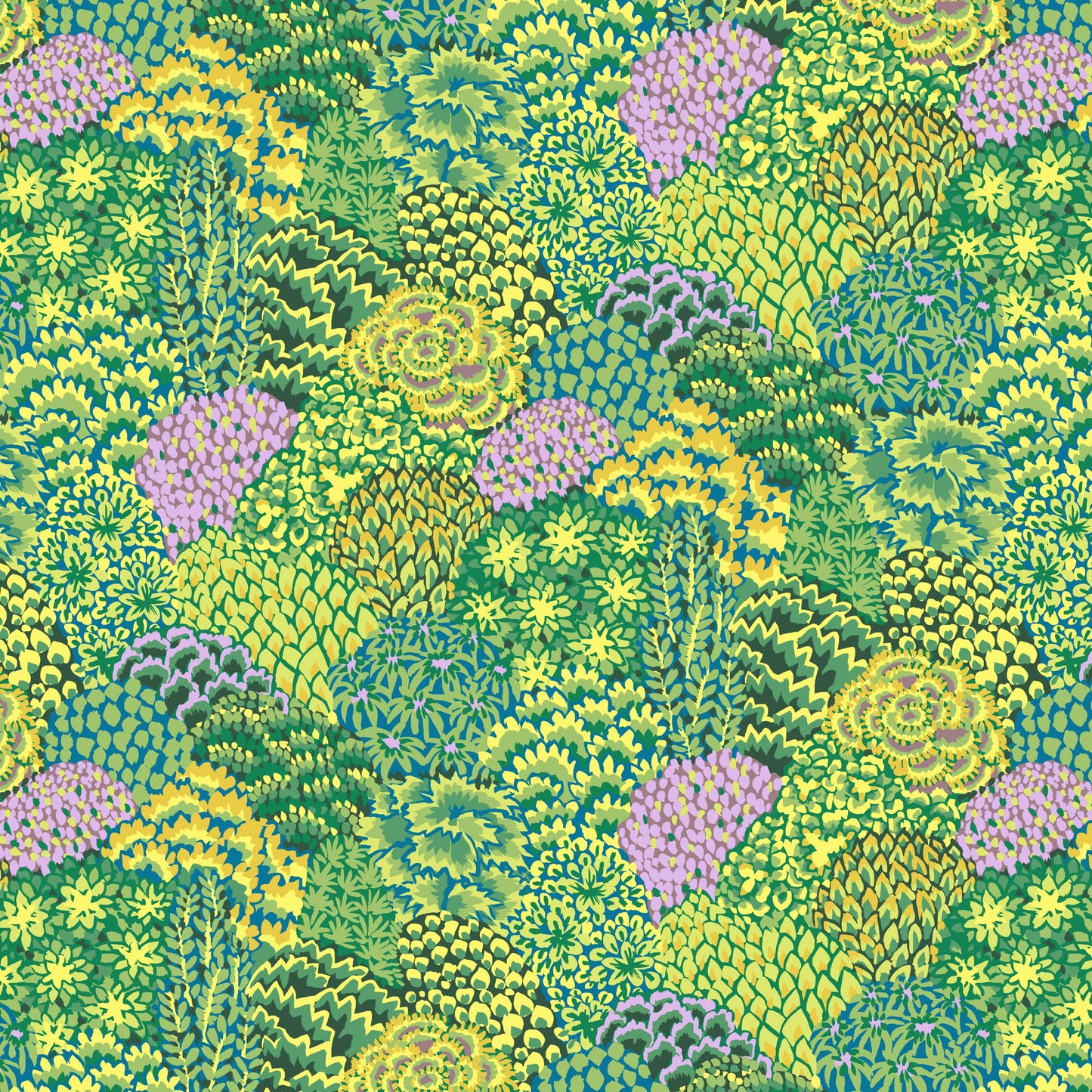 Kaffe Fassett - Large Oriental Trees (Green)