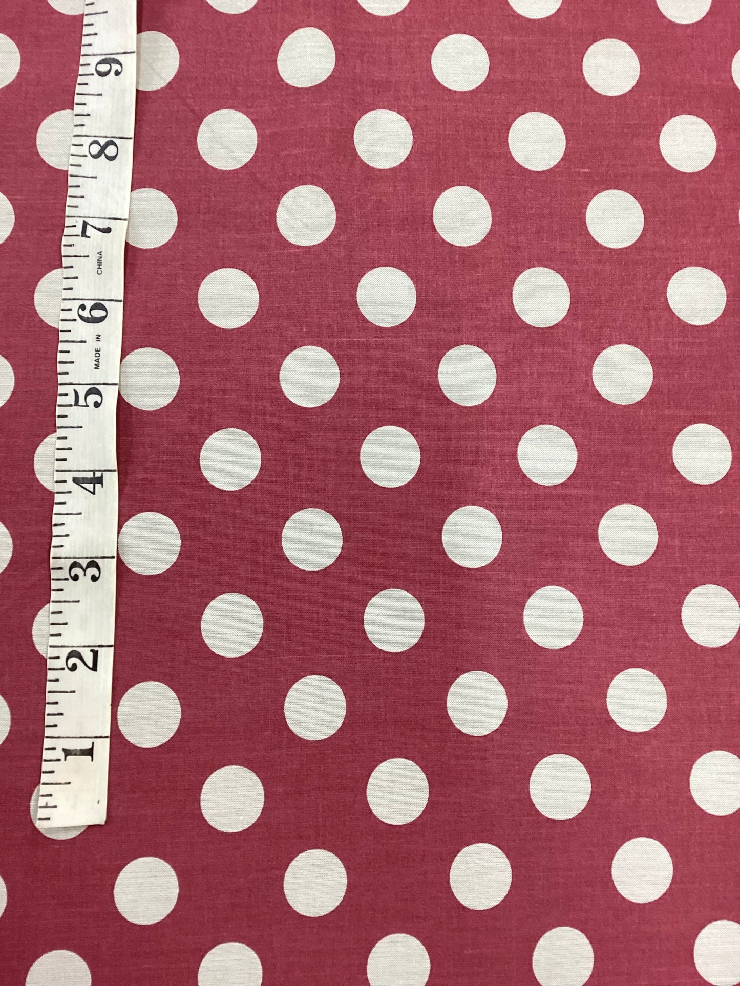 TILDA - CHAMBRAY DOTS (burgundy)