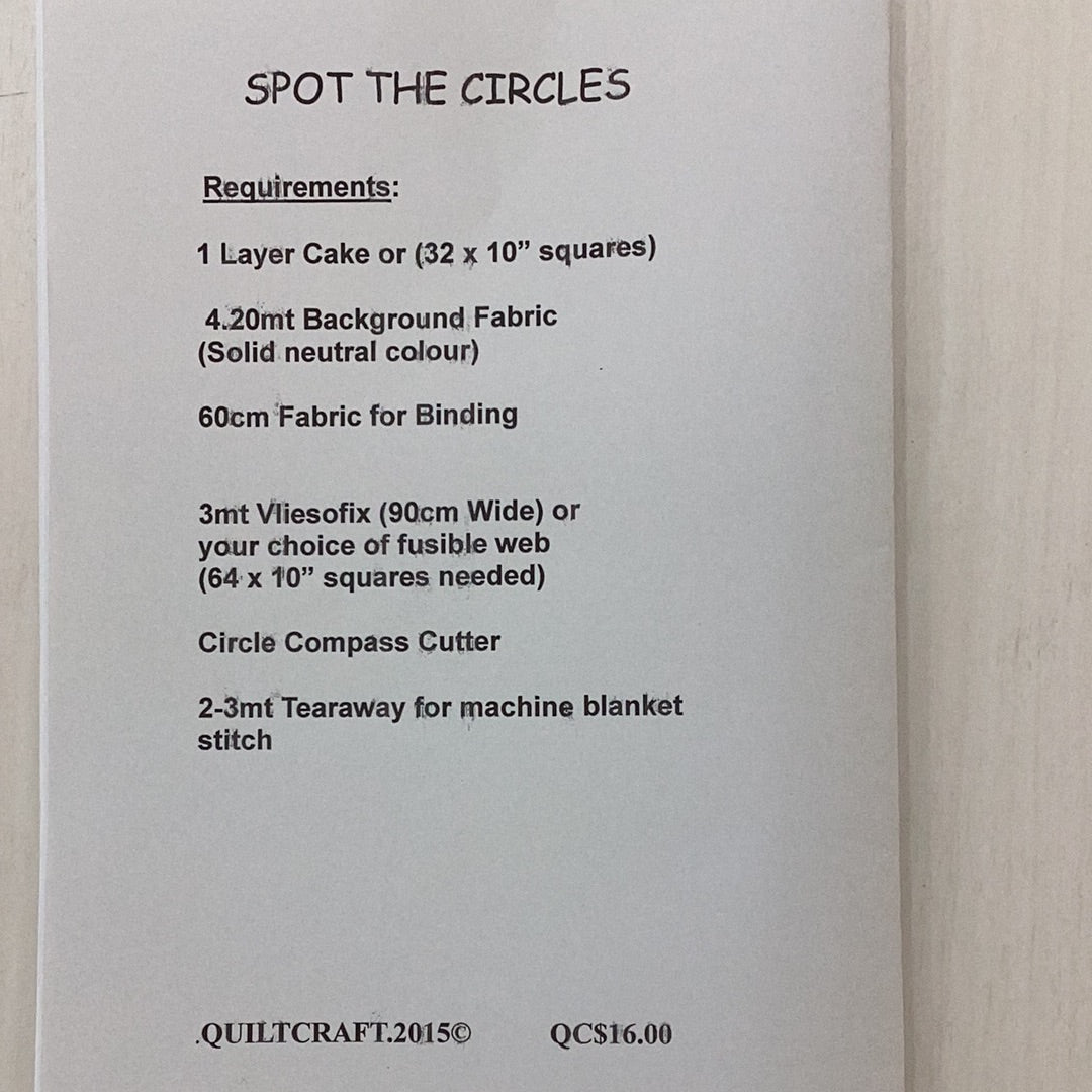 Pattern- Spot the Circles