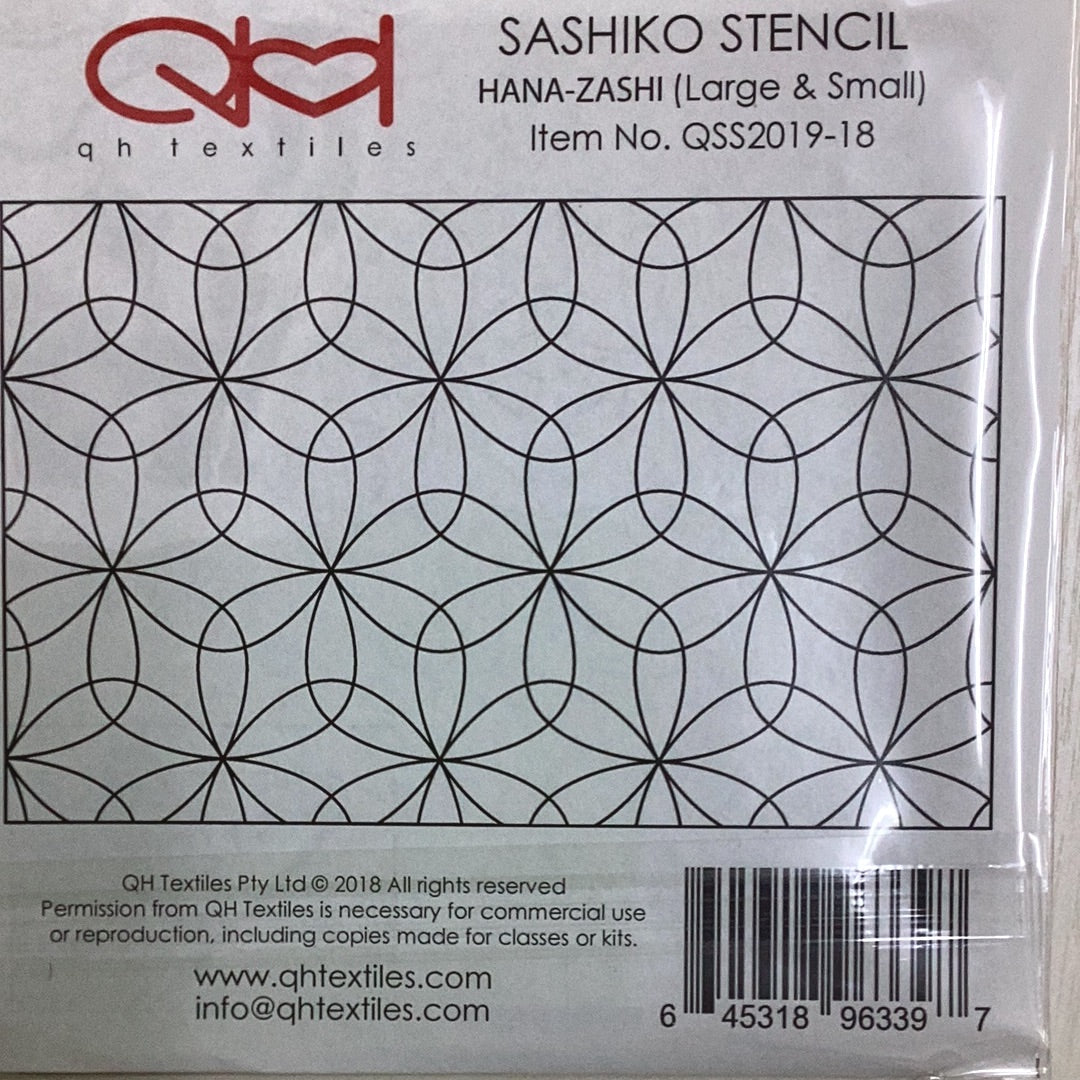 Sashiko Stencil - HANA-ZASHI