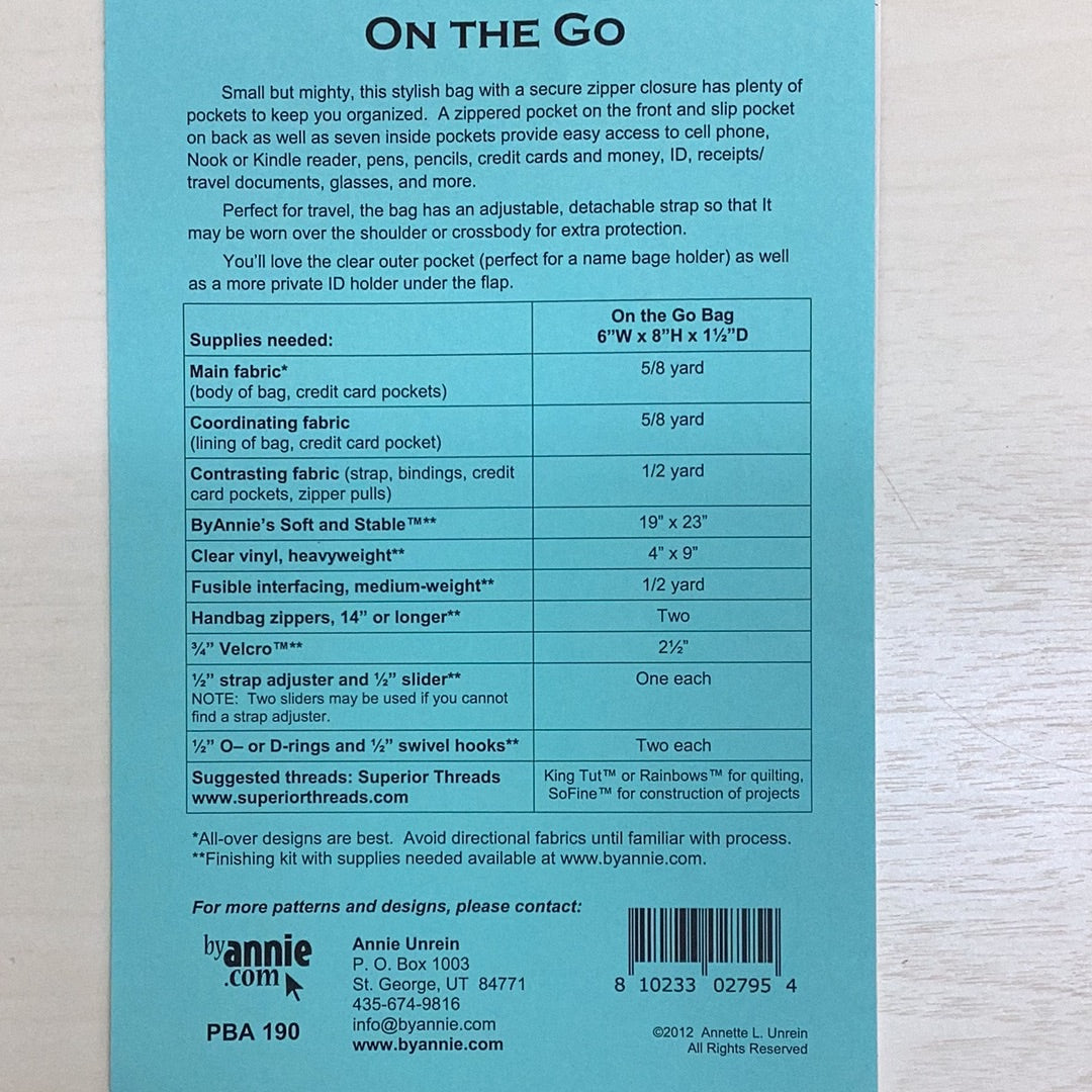 Pattern- On the Go