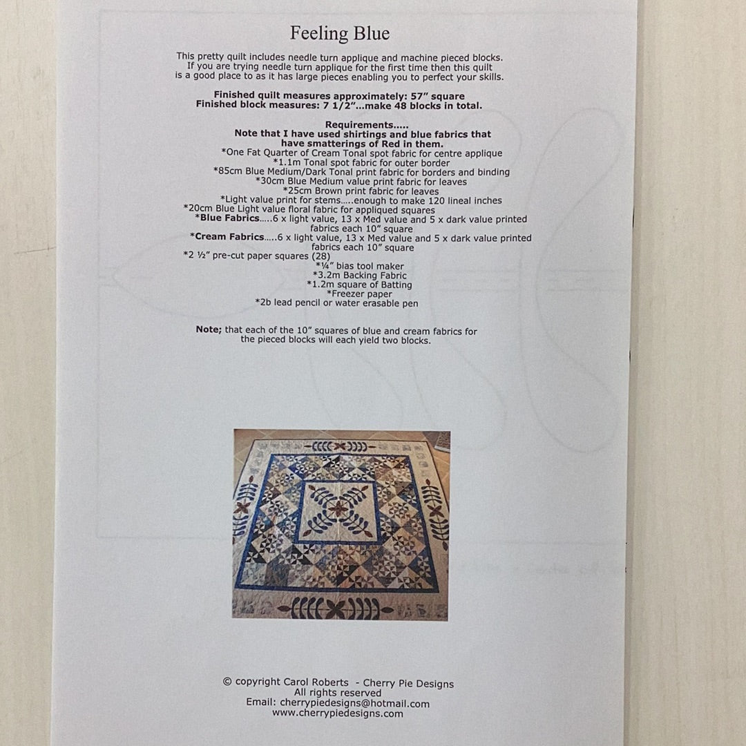 Half price - Pattern- Feeling Blue