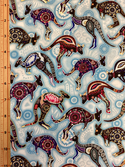 Half price - Gondwana - Kangaroos (Blue)