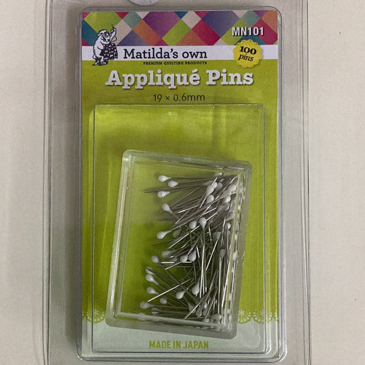 Matilda's Own Applique Pins