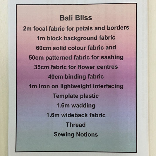 Pattern- Bali Bliss