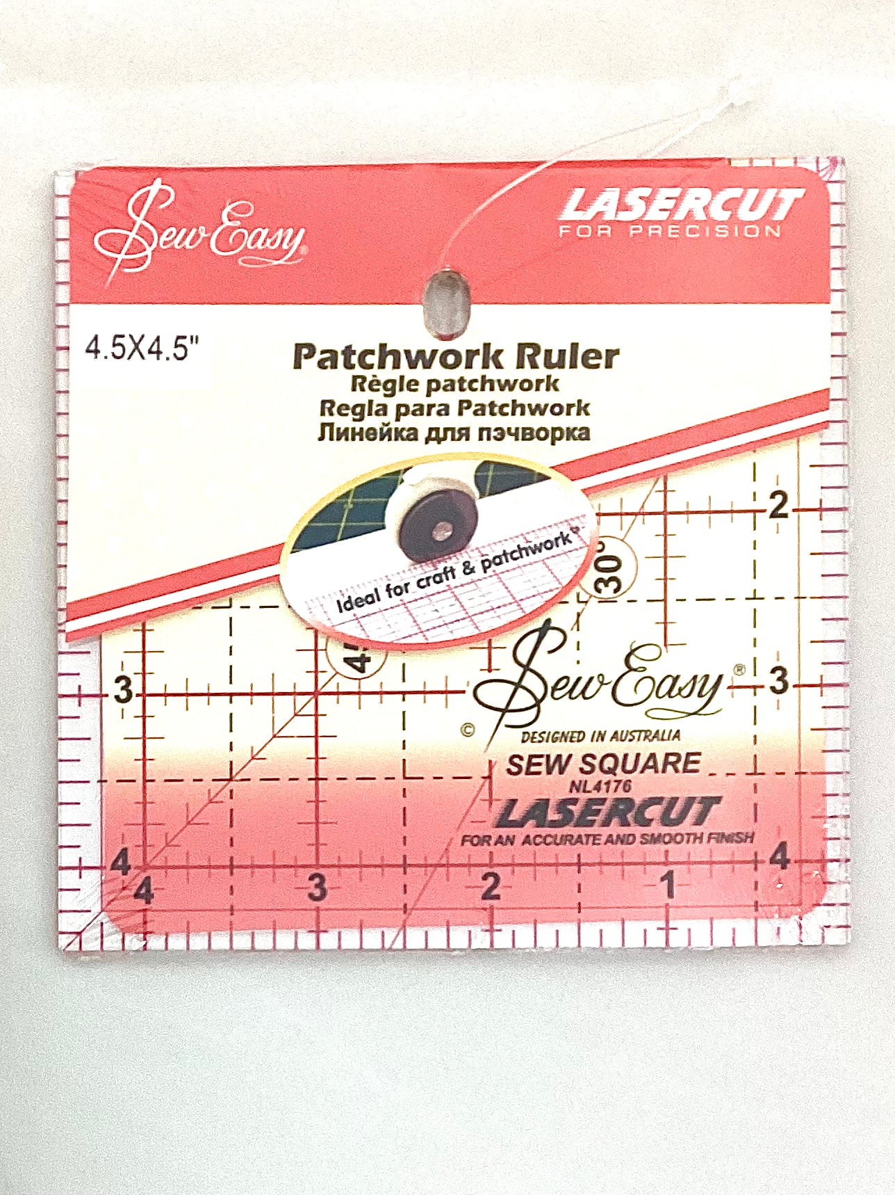 Patchwork Ruler 4.5x4.5”