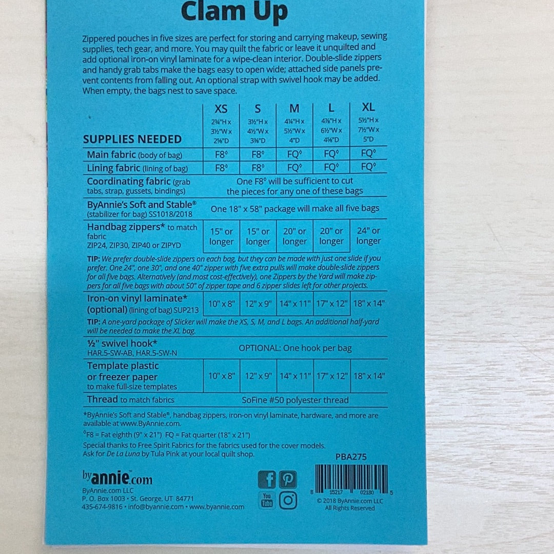 Pattern- Clam Up
