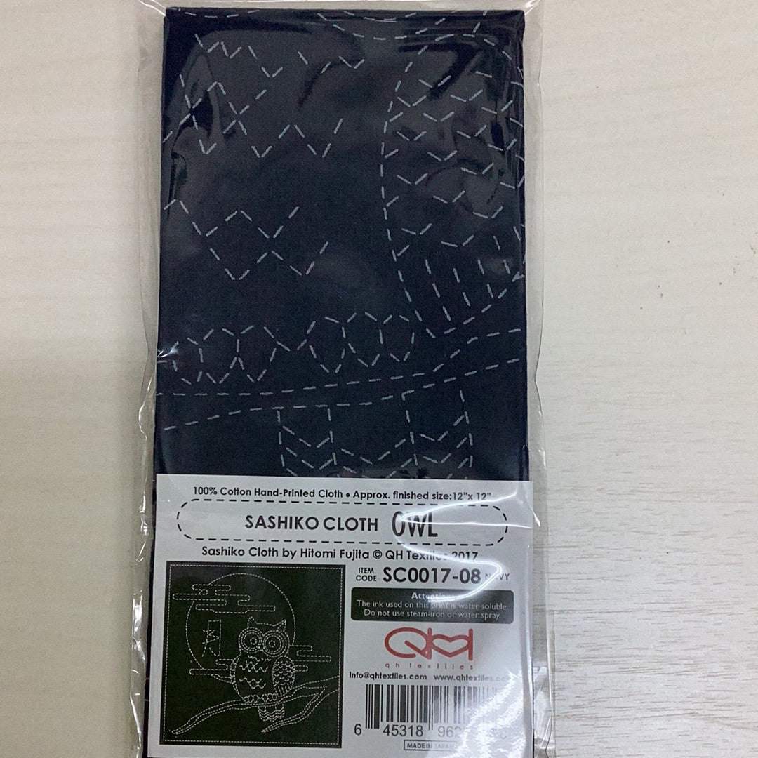Sashiko cloth - OWL