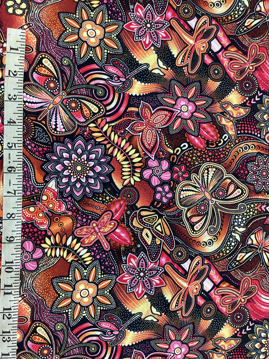 Pannotia - Butterfly Floral (Brown)