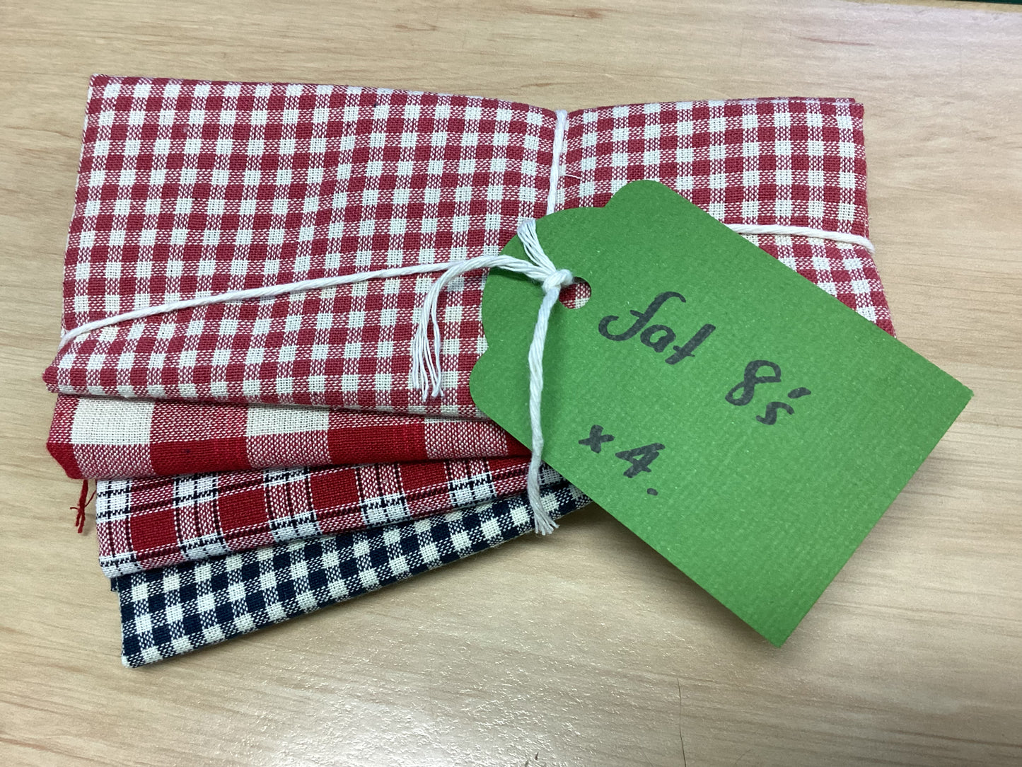 Fabric Fat 1/8 Pack (Checks)