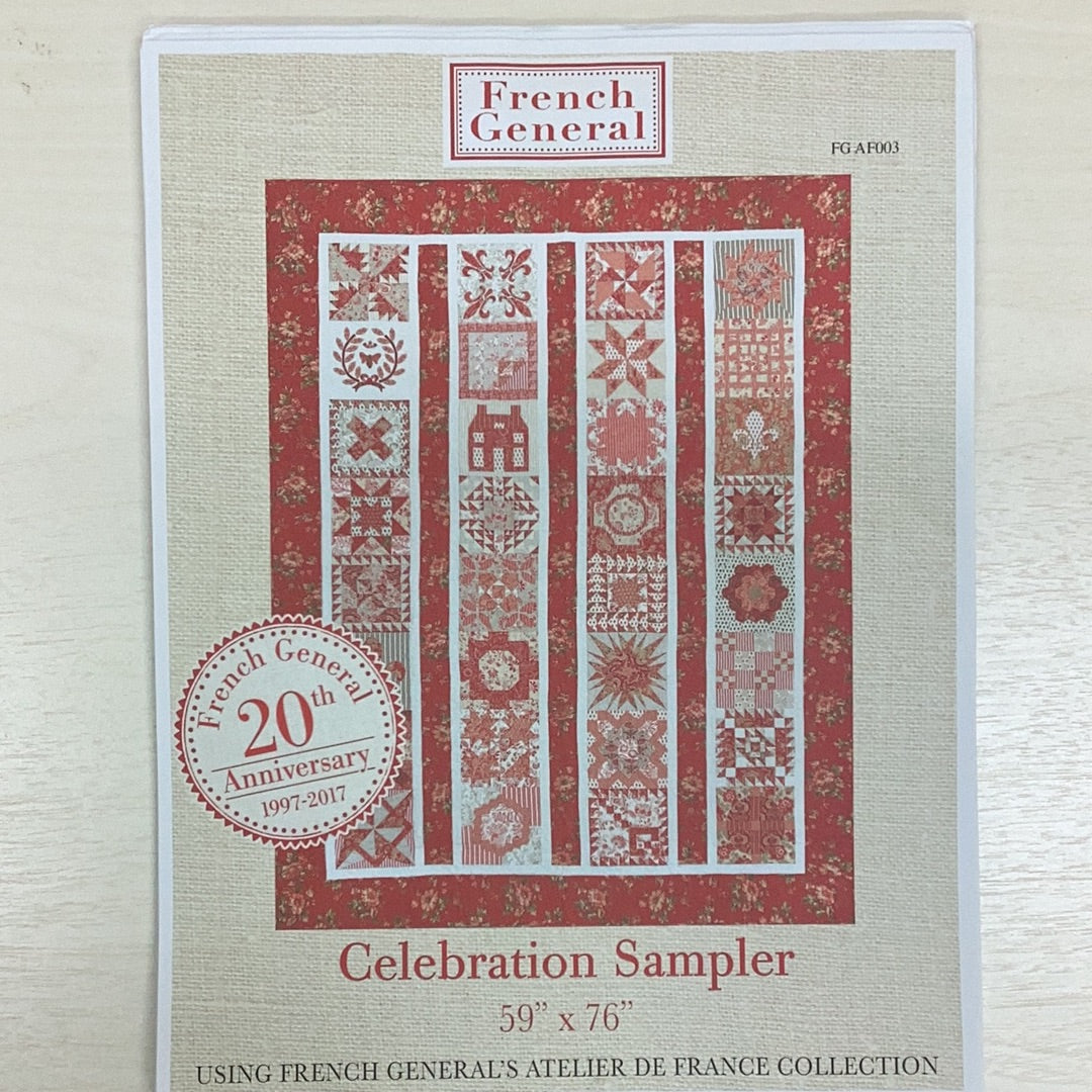 Pattern- ‘French General’ Celebration Sampler