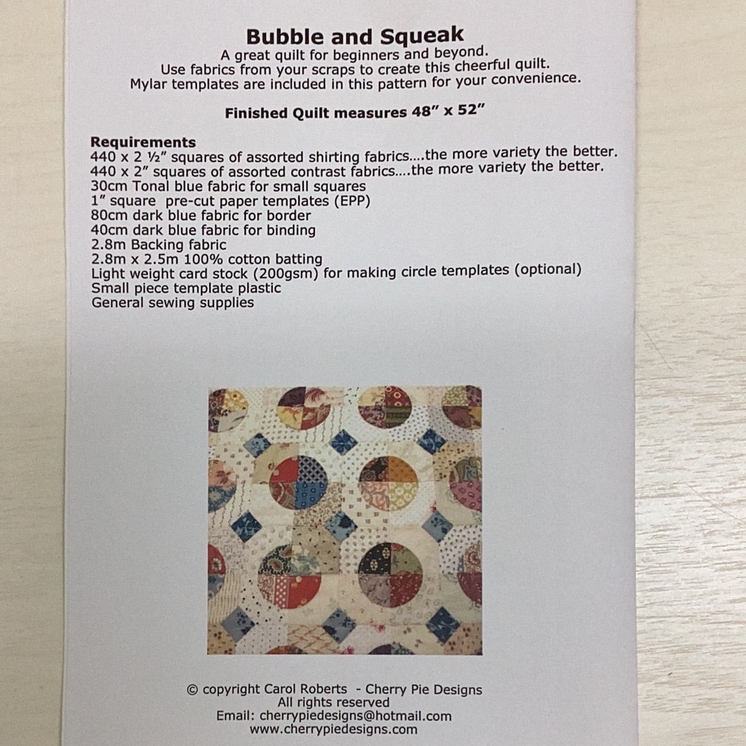 Pattern- Bubble & Squeak