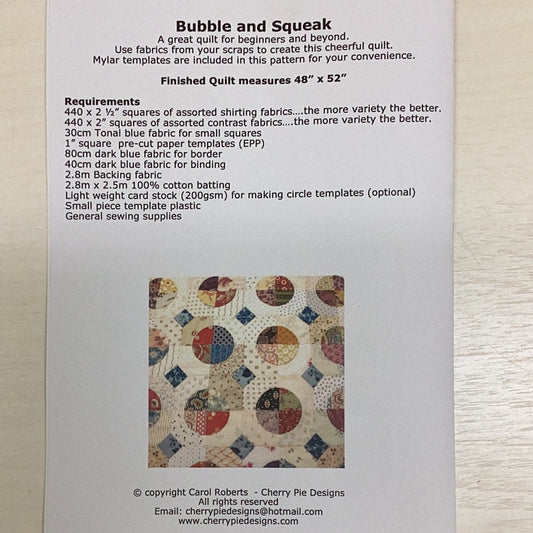 Pattern- Bubble & Squeak