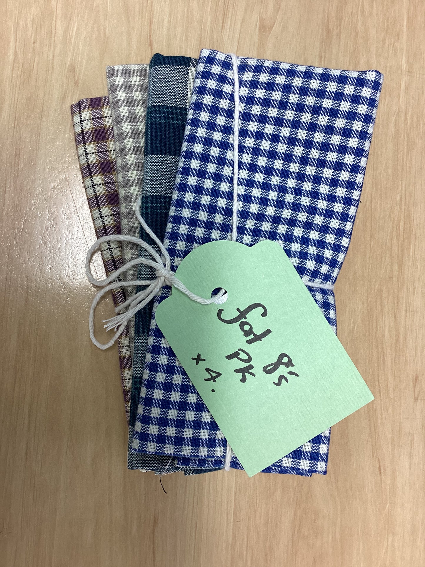 Fabric Fat 1/8 Pack (Checks)