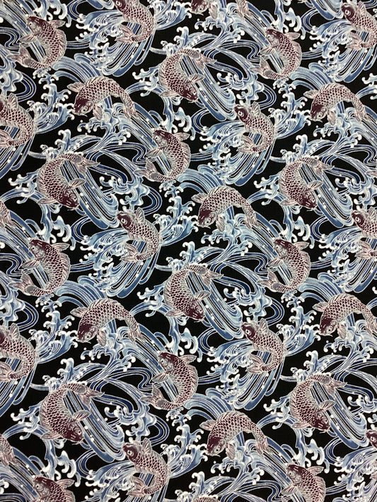 Japanese Fabric - #558 (Fish)
