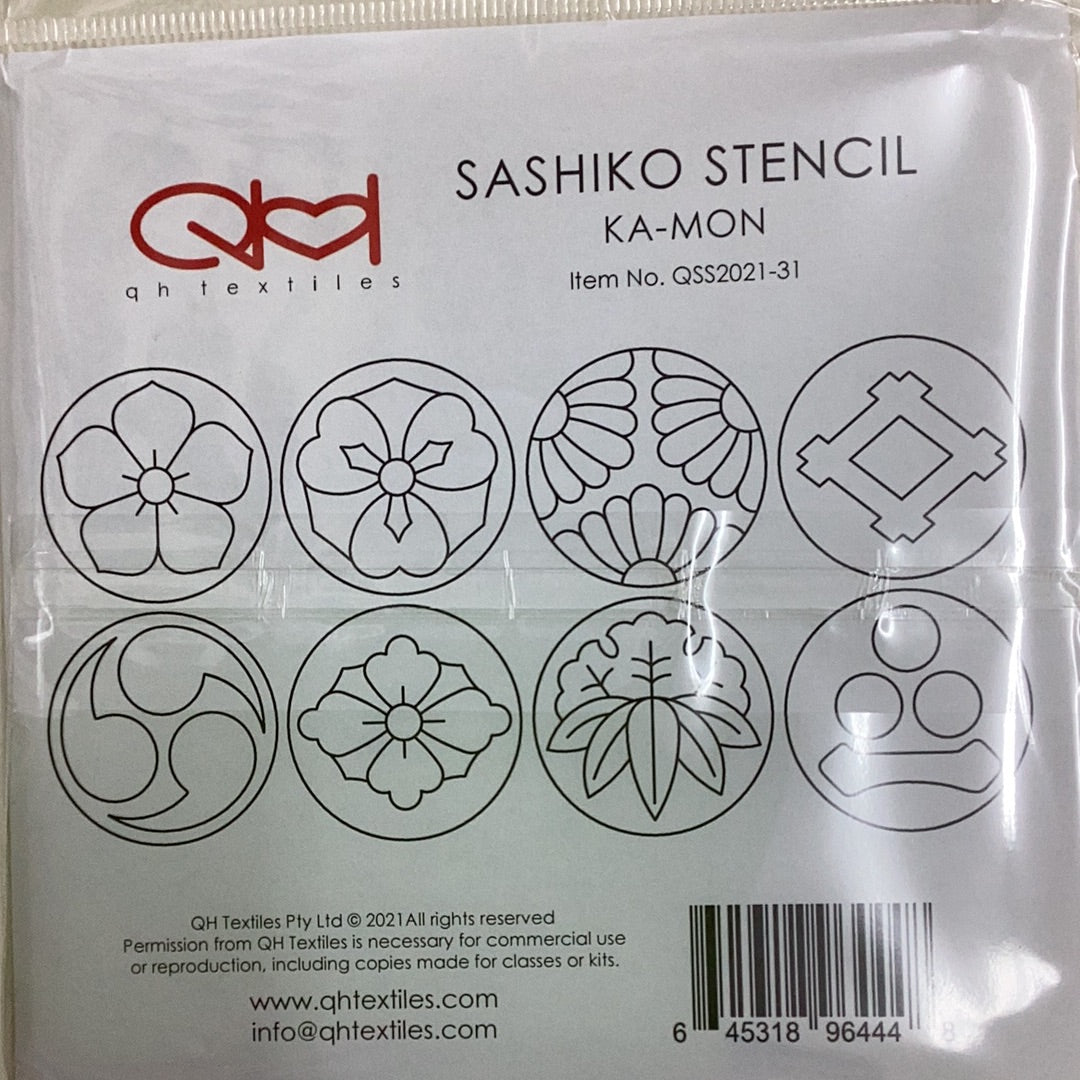 Sashiko Stencil by QH Textiles - Hana Zashi