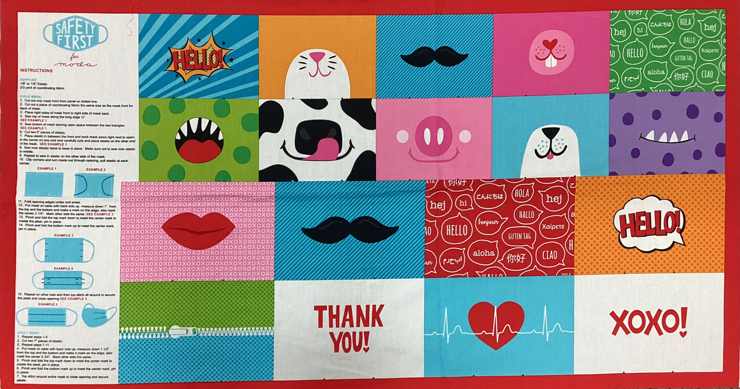 Half price - PANEL - Face Mask Panel (Safety First)