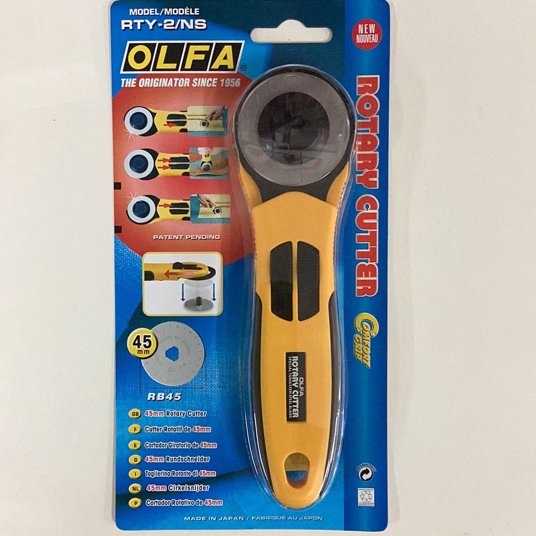 Olfa - Comfort Grip Rotary Cutter 45mm