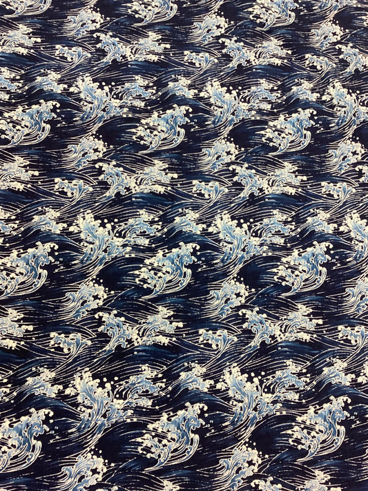 Japanese Fabric - #559 (Wave)