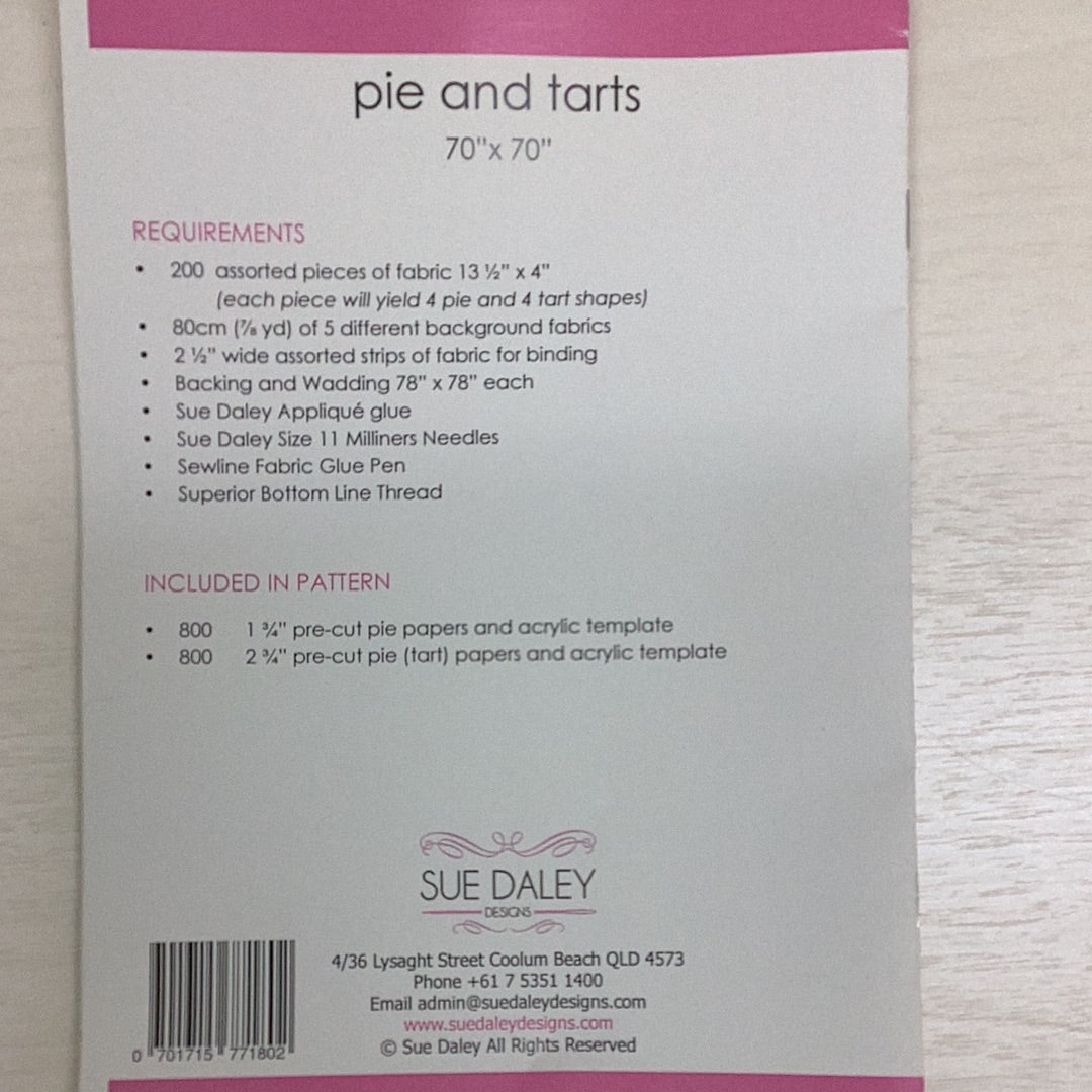 Pattern- Pie and Tarts