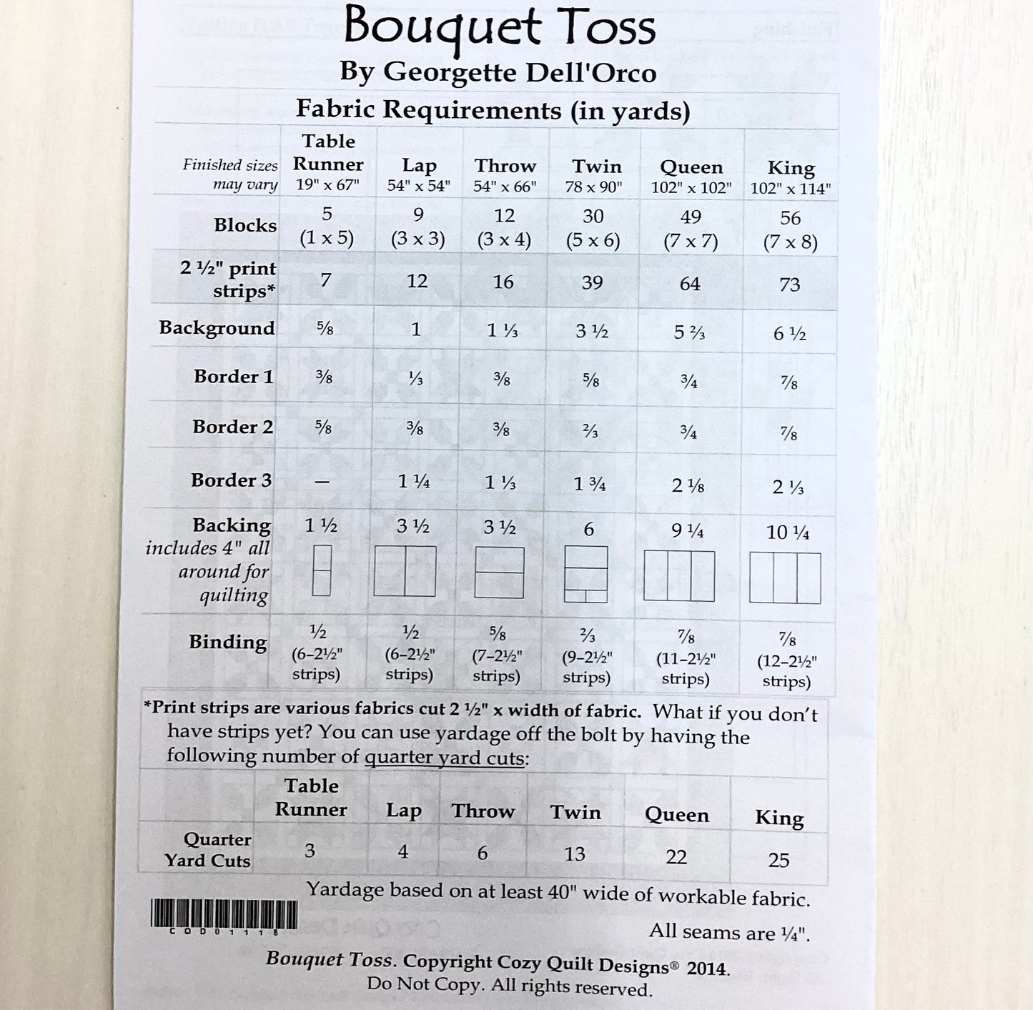 Pattern - Bouquet Toss