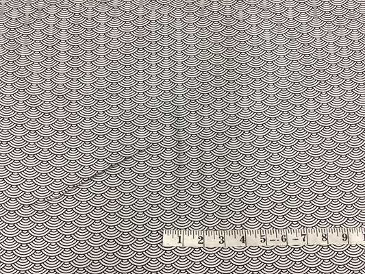 Wide Back - Waves Allover Beige