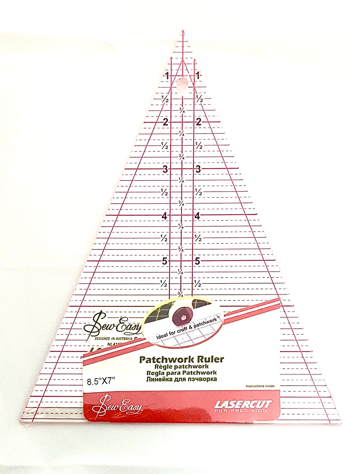 Patchwork Ruler (Triangle) 7x8.5”