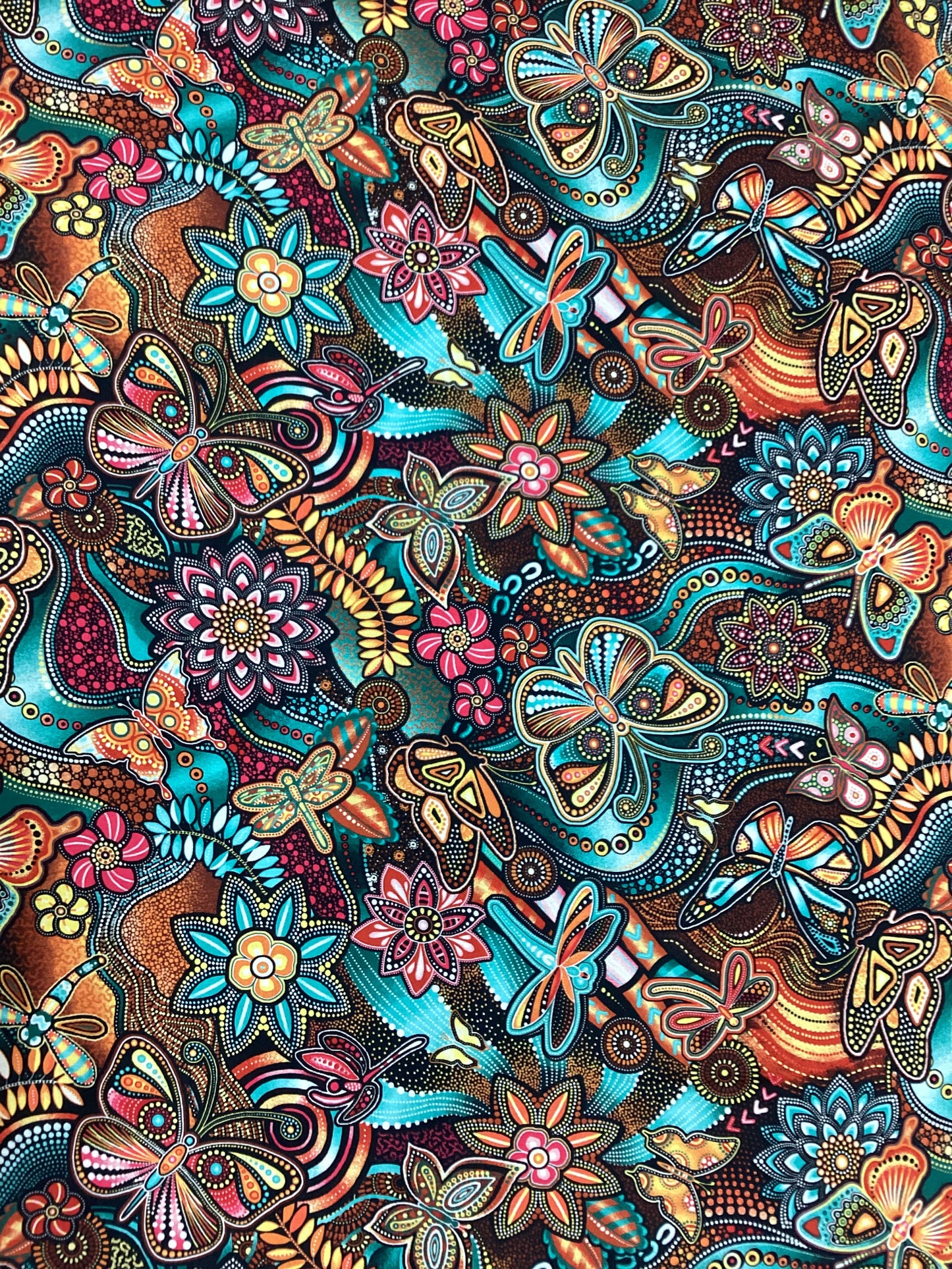 Pannotia - Butterfly Floral (Teal)