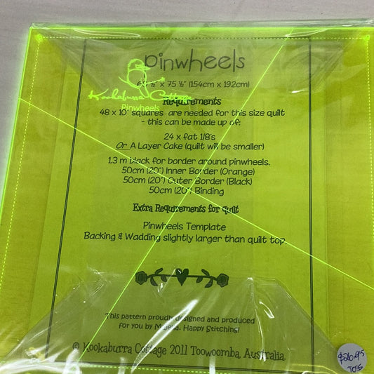 Pattern- Pinwheels (with template)