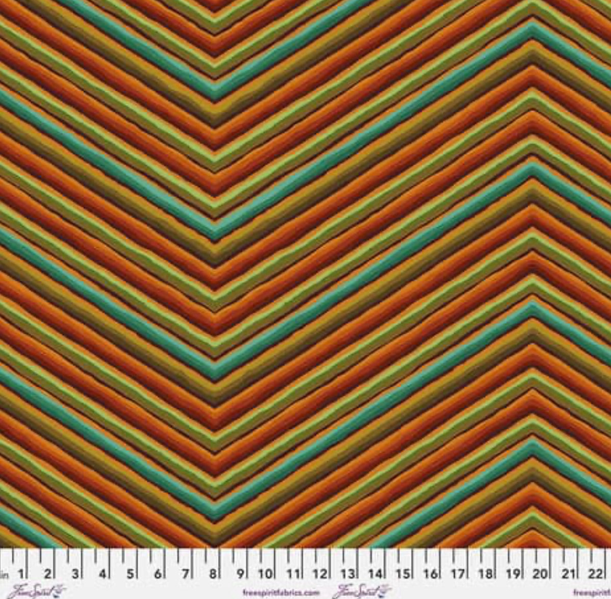Kaffe Fassett - Chevron Stripe (Ochre)