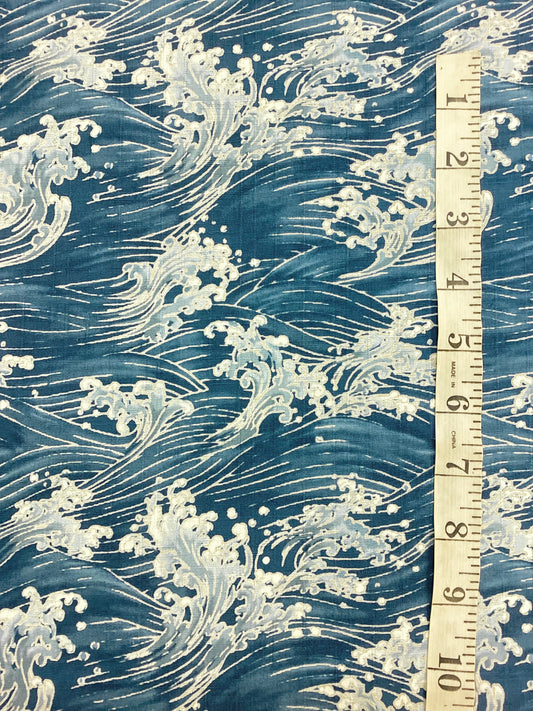 Japanese Fabric - #560 (Wave)