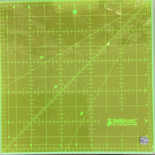 Template ruler 10 x 10"