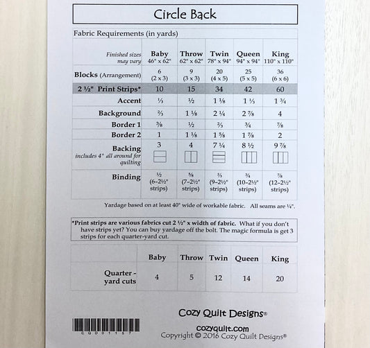 Pattern - Circle Back