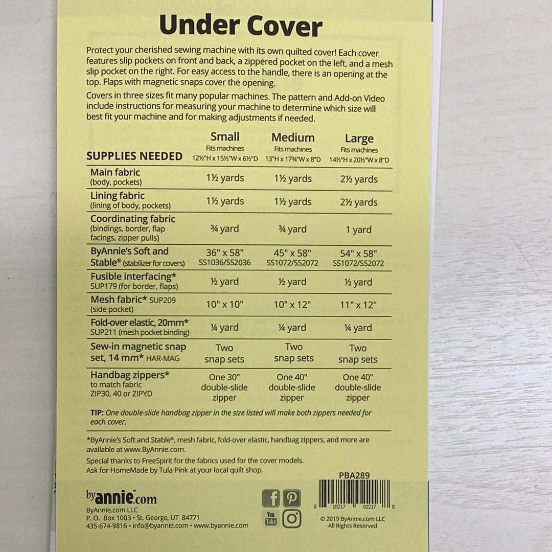 Pattern- Under Cover