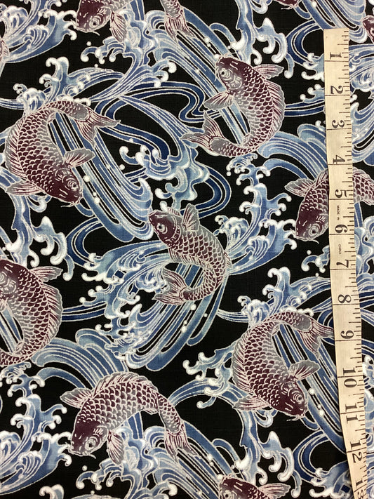 Japanese Fabric - #558 (Fish)