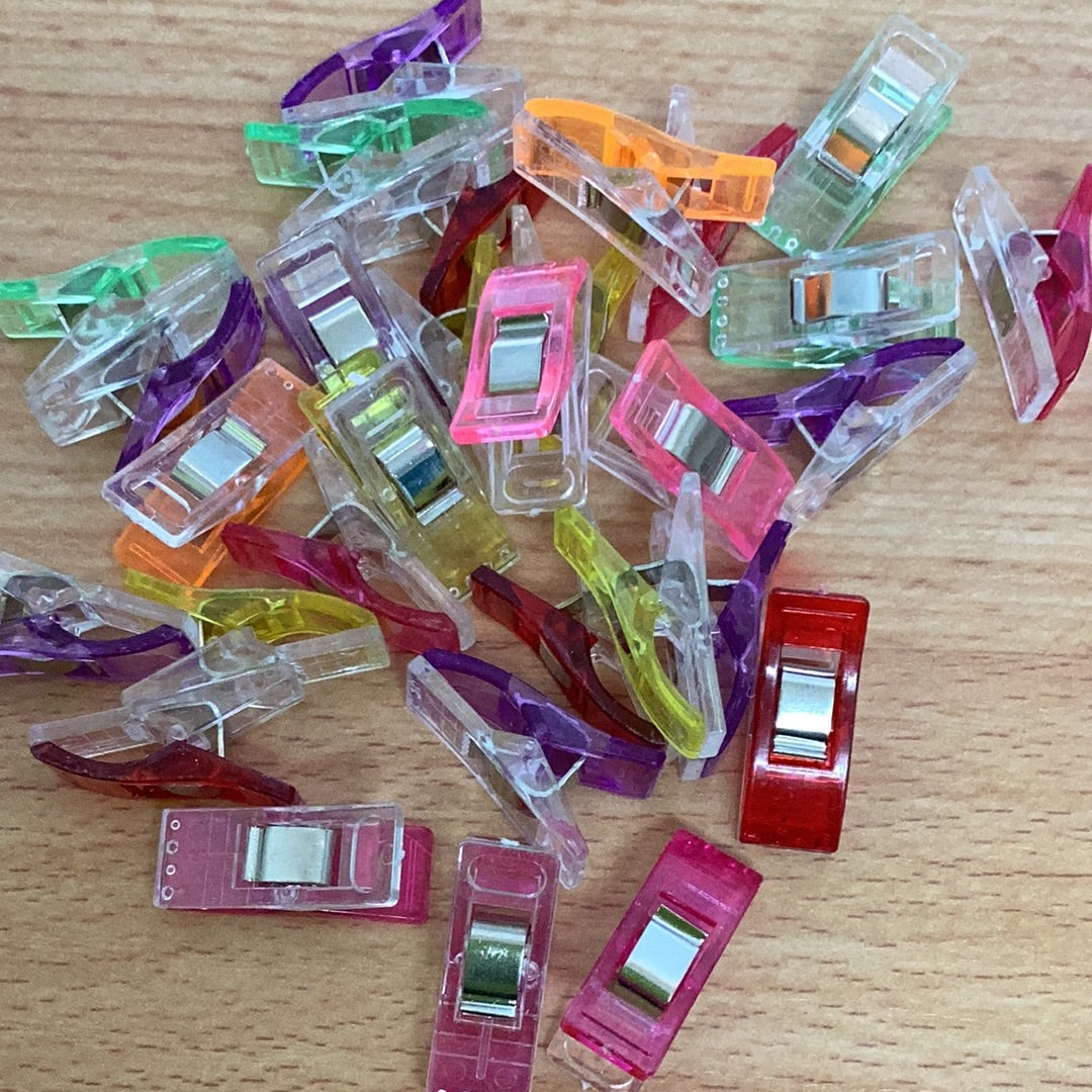 Coloured Wonder Clips - 20pk