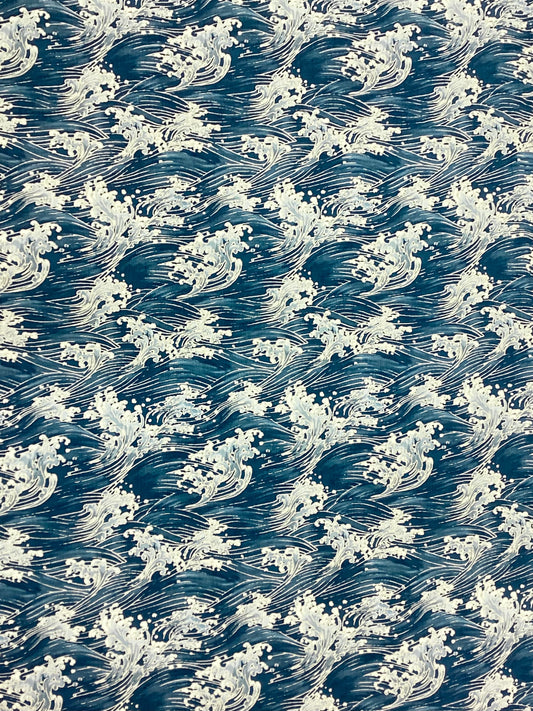 Japanese Fabric - #560 (Wave)