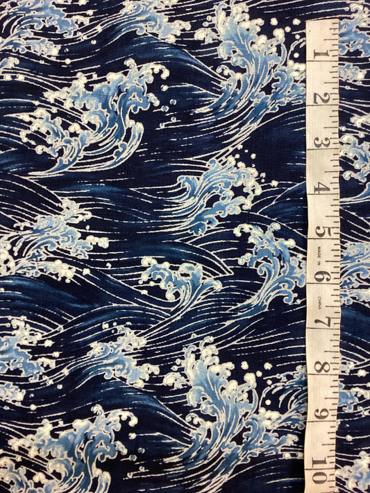 Japanese Fabric - #559 (Wave)
