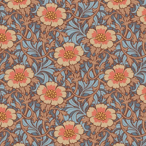 Fabric~ TILDA Hibernation Winterrose (Hazel)
