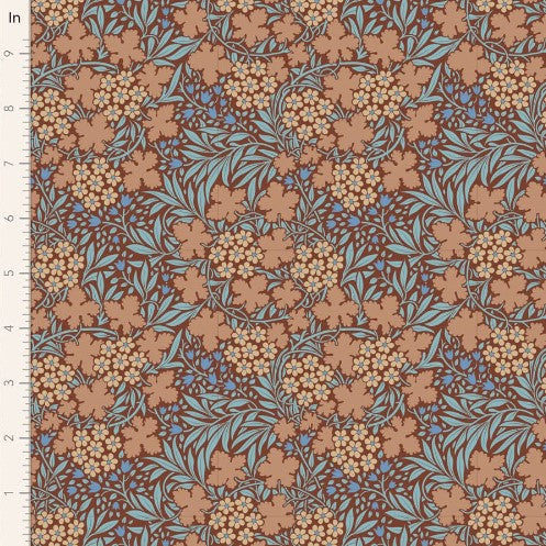 Fabric~ TILDA Hibernation Autumnbloom (Hazel)