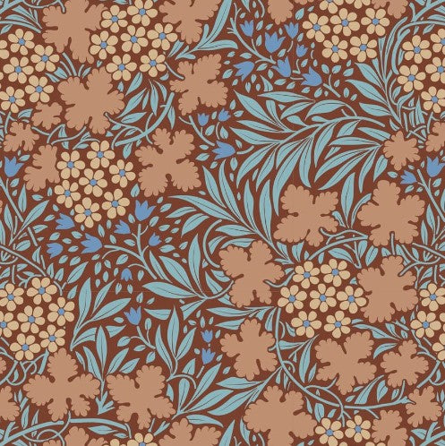 Fabric~ TILDA Hibernation Autumnbloom (Hazel)