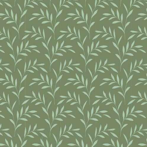 Fabric~ TILDA Hibernation Olivebranch (Laurel)
