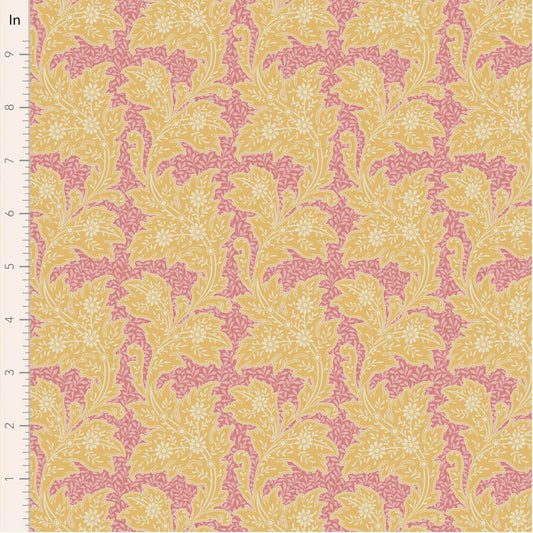 Fabric ~ TILDA Songbird - Stella Yellow