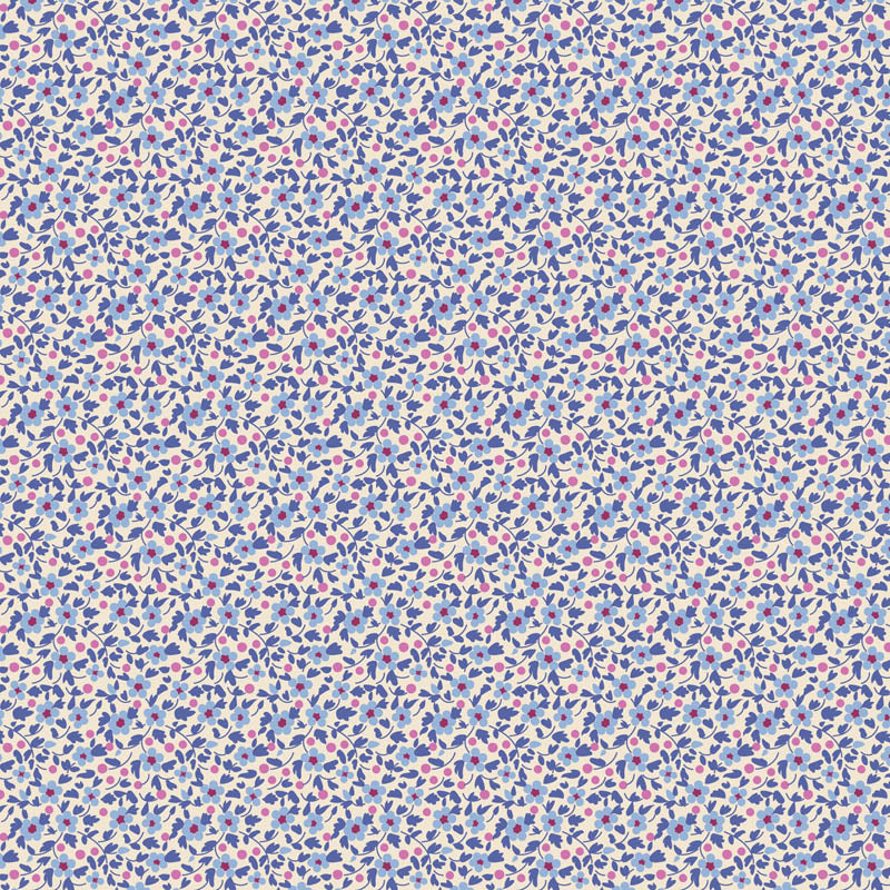 Fabric ~ TILDA Brie Basics - Iris