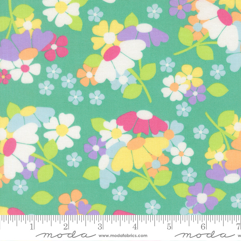Moda Fabrics - Joysome Peacock M29250-24