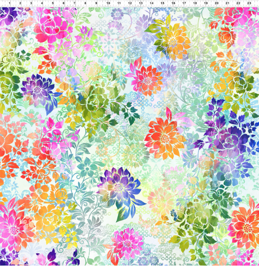 Jason Yenter - Felicity 2FEL-1 Multi Floral