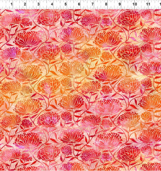 Jason Yenter - Felicity 3FEL-1 Red Chrysanthemums
