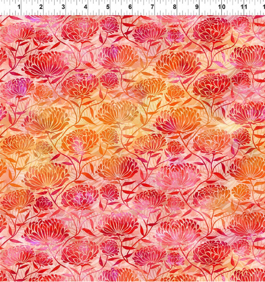 Jason Yenter - Felicity 3FEL-1 Red Chrysanthemums
