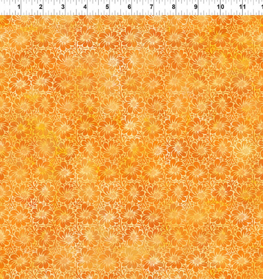 Jason Yenter - Felicity 6FEL-1 Orange Flower Field